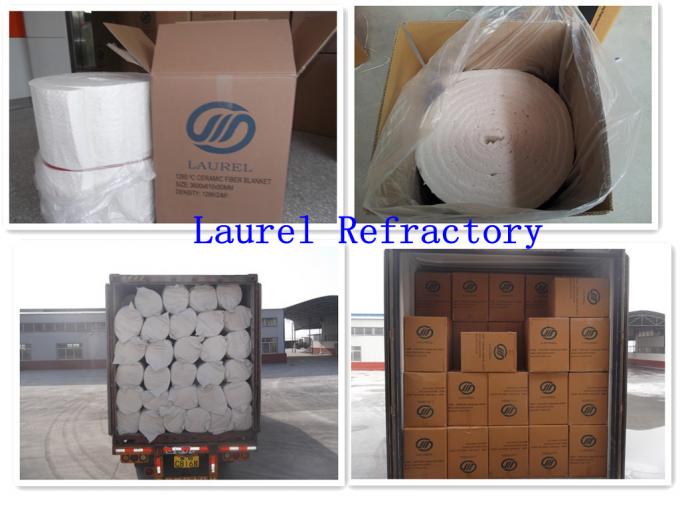Ceramic Insulation Blanket , Sound Absorption Ceramic Fiber Refractory
