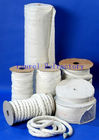 Thermal Insulation Refractory Ceramic Fibers Cloth / Tape / Twisted Rope