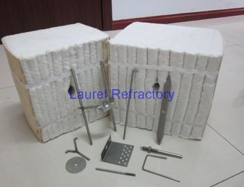 Refractory Quartz Sand Sound Absorption Ceramic Fiber Modules Fire Proof