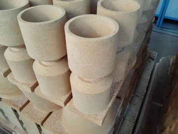 Thermal Shock Resistance Refractory Fireproof Runner Bricks , High Alumina Cast Steel Sleeve Brick