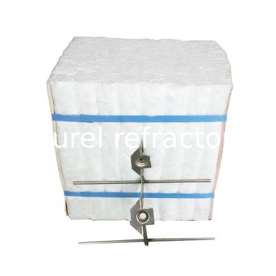 Oven Ceramic Fiber Refractory Porcelain Insulating Materials Modules for  Furnace Linings