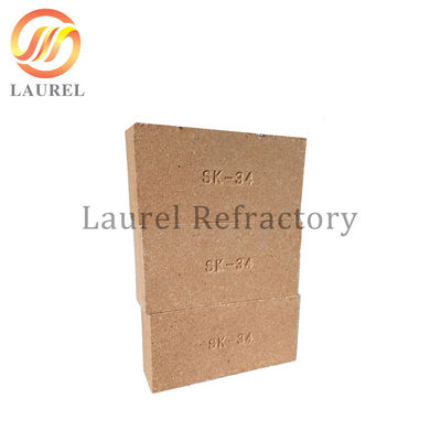 Fire Clay Brick Preheat Zones , High bulk density Fire Brick Refractory for Glass kiln