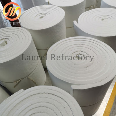Aluminium Oxide thermal shock resistance 1260C Ceramic Fiber Refractory 13mm 25mm 50mm Thickness for Furnace kiln
