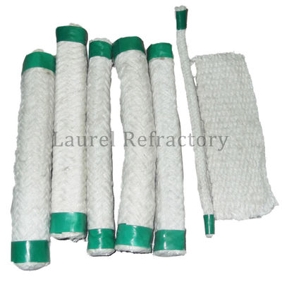 1260 High Temperature Heat Resistant Flexible Fire proof Round Twisted Refractory Ceramic Fiber Rope for Furnace Kiln