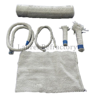 1260 High Temperature Heat Resistant Flexible Fire proof Round Twisted Refractory Ceramic Fiber Rope for Furnace Kiln