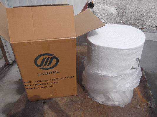 Fireproof Thermal Insulation Refractory Fiber Blanket Heat Resistant For Fireproof Lining
