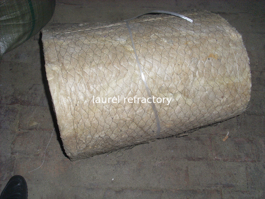 Heat Resisted Fireproof thermal Insulating Mineral Roll Fiber Insulation 50mm Rock wool Blanket for wood stoves