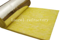 Glass Wool Blanket Refractory Materials 25mm x 1.2M x 20M with Oneside Aluminium Foil