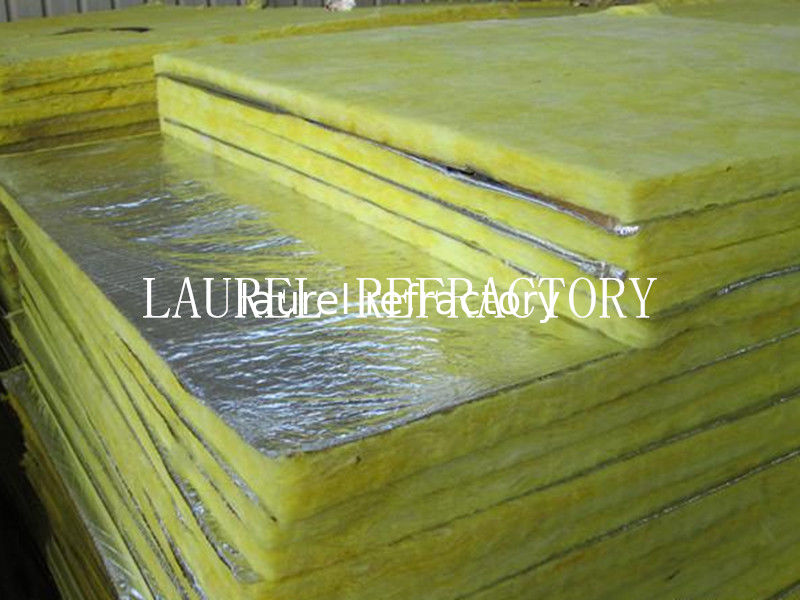 Glass Wool Blanket Refractory Insulation Materials / Fiberglass Wool Roll Thermal Roof Building Materials