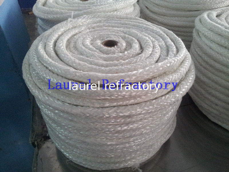 High Resistance Refractory Insulation Ceramic Fiber Refractory Tape Twisted Rope For Ovens Furnaces Boilers