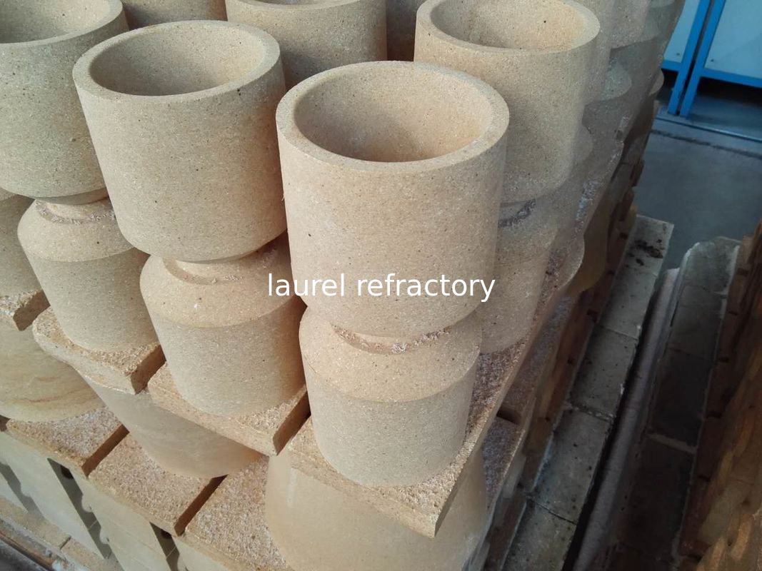 Thermal Shock Resistance Refractory Fireproof Runner Bricks , High Alumina Cast Steel Sleeve Brick