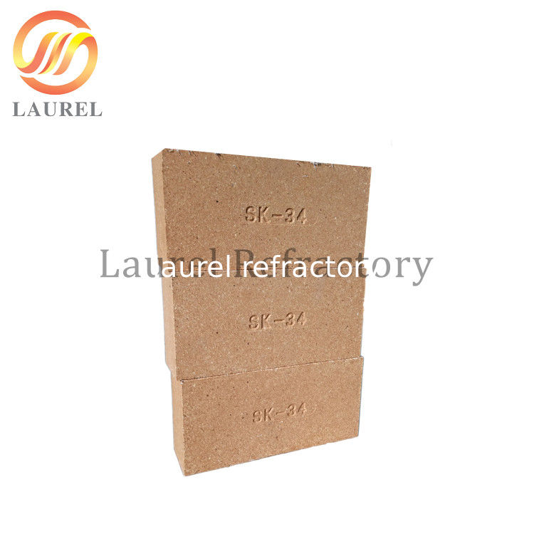 Refractory Insulation Runner Blocks 80% Al2o3 Brown High Temp Fire Brick For Cement Plant