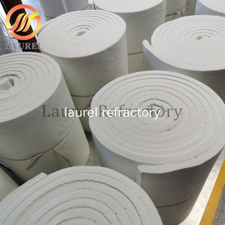 Aluminium Oxide thermal shock resistance 1260C Ceramic Fiber Refractory 13mm 25mm 50mm Thickness for Furnace kiln
