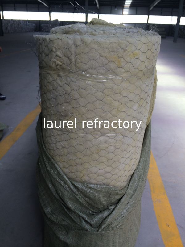 Metal Building Insulation Rock Wool Blanket 25-200mm Thickness
