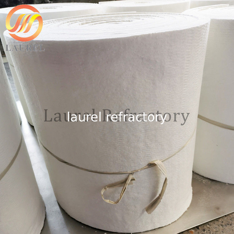High Temperature Pipe Insulation Ceramic Fiber Refractory 25mm Thickness