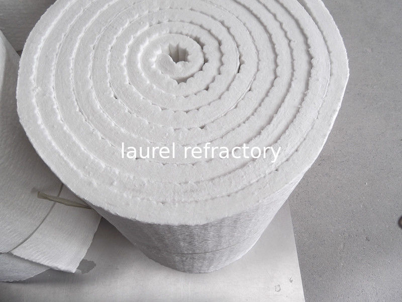 High Pure AL2O3 SIO2 Fire Rated Refractory Insulating Wool Cotton Ceramic Fiber Blanket 6-50 Mm Thickness