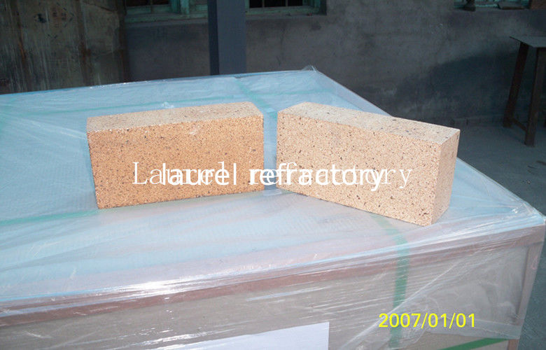 Coke ovens Alumina Fire Clay Brick / Glass Furnace , Low thermal conductivity